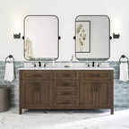 Specchio da bagno Pexfix con cornice in metallo e perno, regolabile a parete per un arredamento moderno