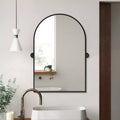 Pexfix Metal Framed Pivoted Bathroom Wall Vanity Mirror Adjustable Wall-Mounted For Modern Wall Decor