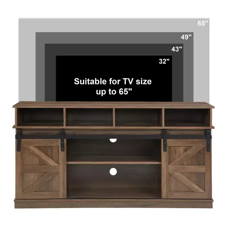 Mobile TV da 58" in Stile Modern Farmhouse