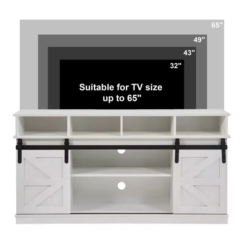 Mobile TV da 58" in Stile Modern Farmhouse