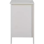Acekool Comodino con Stazione di Ricarica, Comodino Bianco a 3 Cassetti con Porte USB e Prese di Corrente, Grande Contenitore per Camera da Letto e Soggiorno