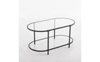 Karl Home Oval Glass Coffee Table