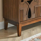 60.5 Credenza moderna, Tavolo credenza buffet, Mobile contenitore console con 4 ante e ripiani regolabili, Mobile credenza buffet per la casa