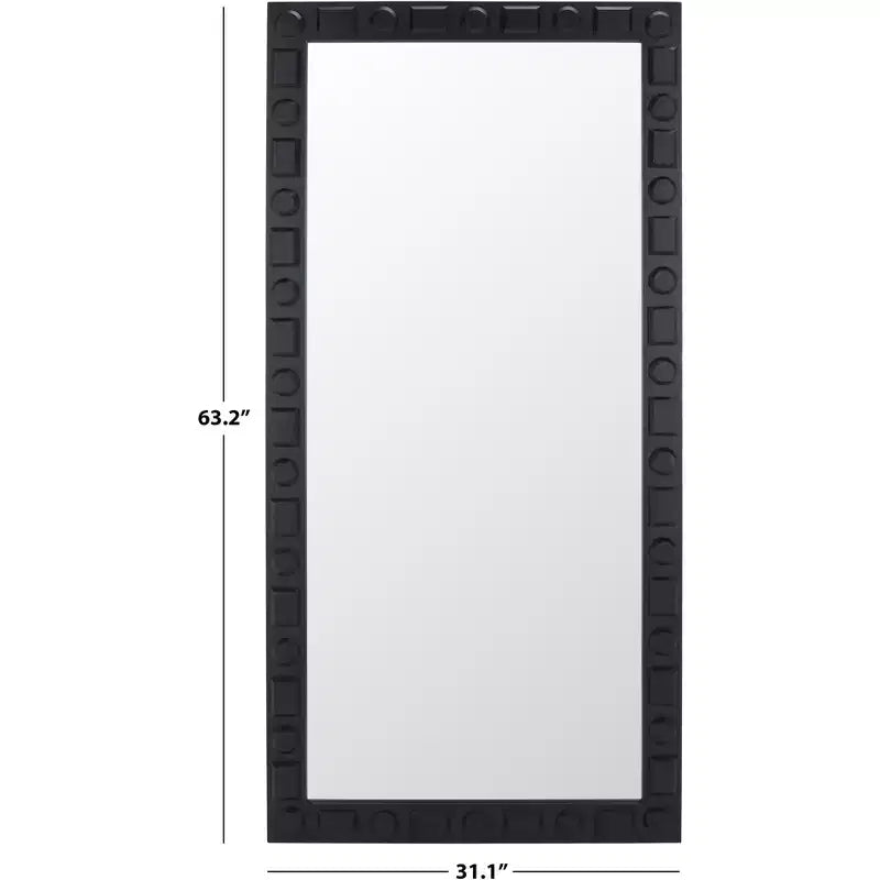 Odette 31.1 x 63.2 Specchio - MRR9022 - Nero - Safavieh