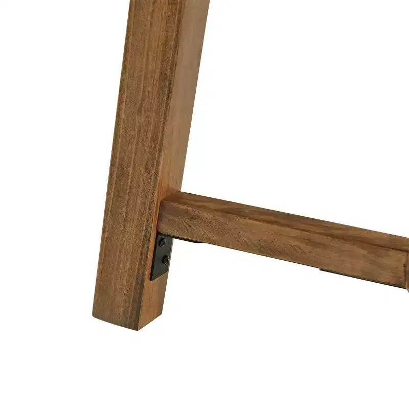 Alaterre Furniture Newbury Collection comodino o tavolino rotondo da 20 pollici, tavolino d'appoggio in legno massello stile rustico, finitura Pecan