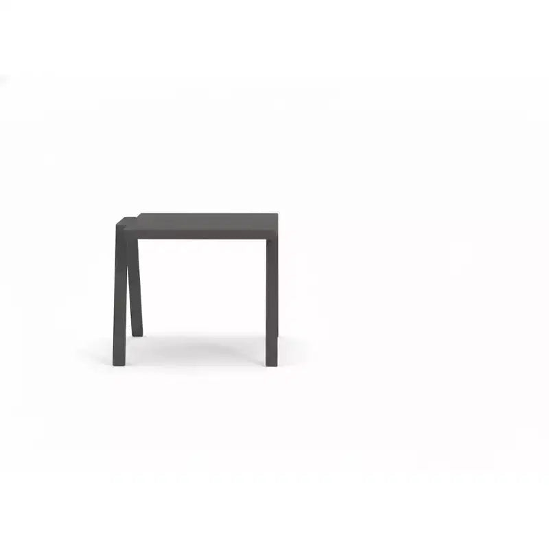 Tavolino HomeStock rotondo con piano in alluminio, altezza 45 pollici, colore beige - 1 pezzo