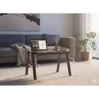 Tavolino HomeStock rotondo con piano in alluminio, altezza 45 pollici, colore beige - 1 pezzo