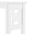 Alaterre Furniture Derby Ripiano salvaspazio da bagno da mettere sopra il WC, 94 cm di altezza, salvaspazio moderno da appoggio per articoli da toeletta e asciugamani, bianco