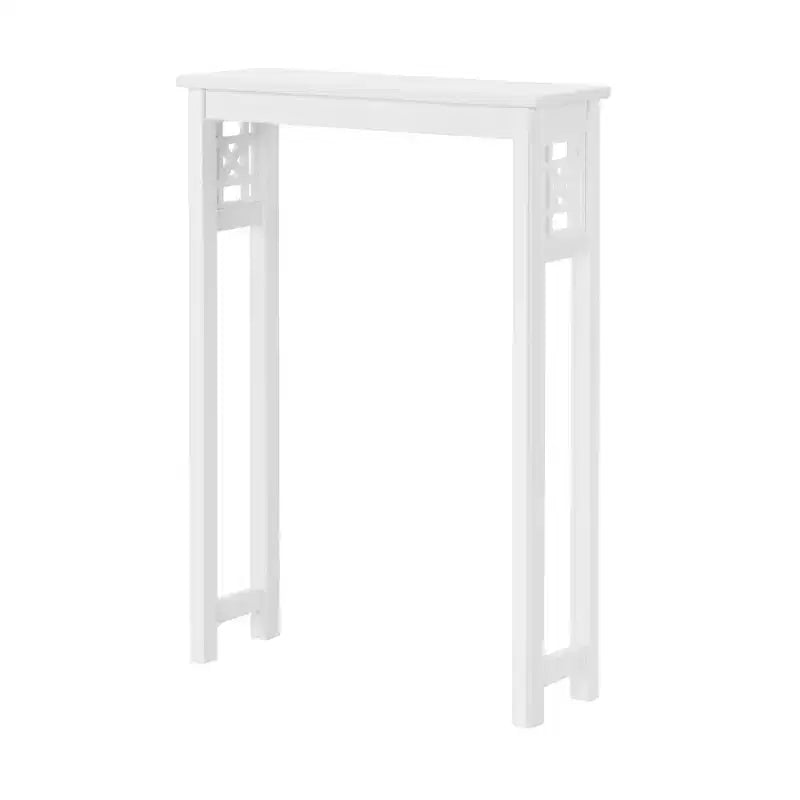 Alaterre Furniture Derby Ripiano salvaspazio da bagno da mettere sopra il WC, 94 cm di altezza, salvaspazio moderno da appoggio per articoli da toeletta e asciugamani, bianco