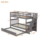 Letto a castello a due piazze con letto estraibile a scomparsa, struttura per letto a castello per bambini con ringhiera di protezione per dormitorio in camera da letto