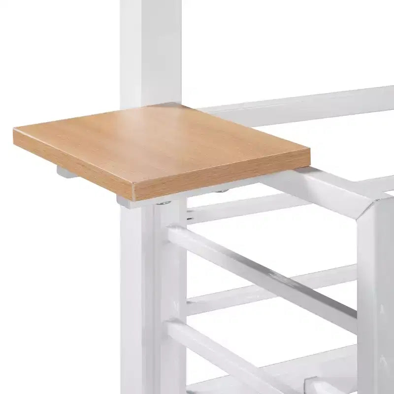 Letto a castello in metallo, letto a castello doppio con scivolo, letto a castello doppio a forma di casetta con sponde per la cameretta dei bambini