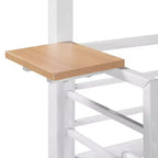 Letto a castello in metallo, letto a castello doppio con scivolo, letto a castello doppio a forma di casetta con sponde per la cameretta dei bambini