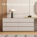 Tavoli da trucco retrattili, cassettiere e mobiletti Luck Live Mid-Century Modern, colore legno naturale