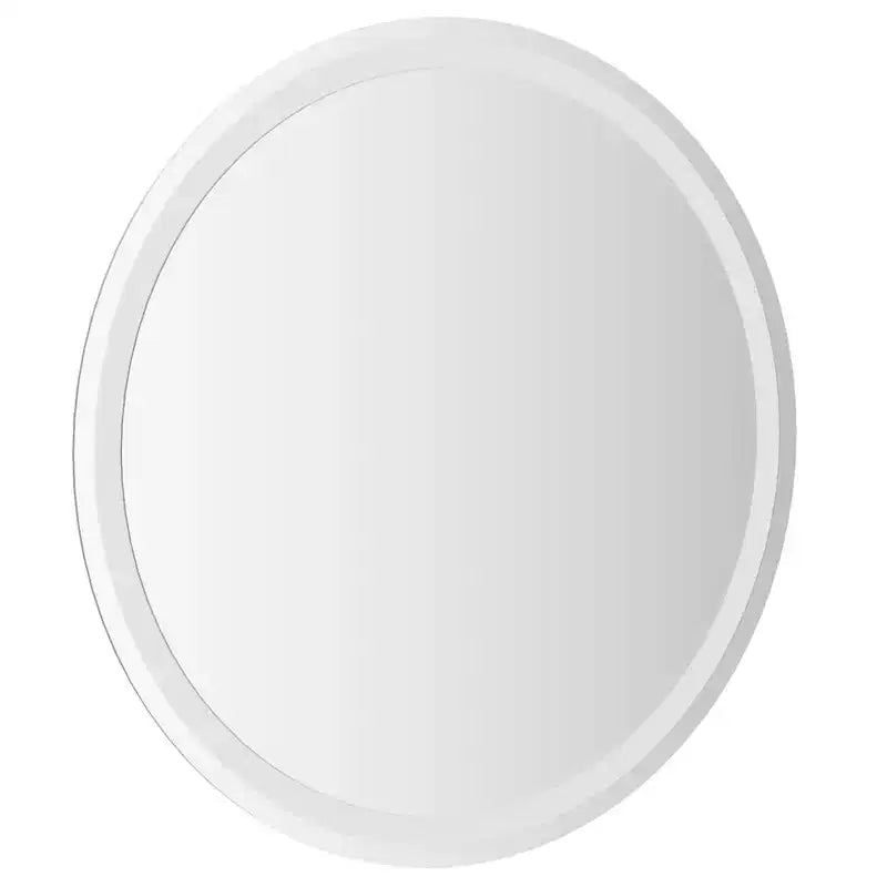 Specchio da Bagno a LED in Vetro Trasparente Diametro 70 cm