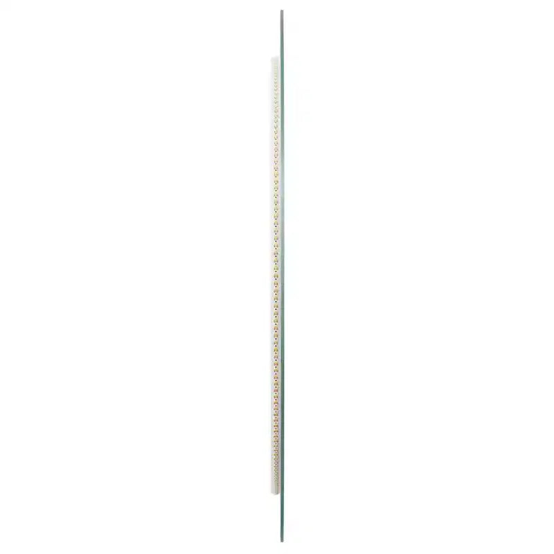Specchio da Bagno a LED in Vetro Trasparente Diametro 70 cm