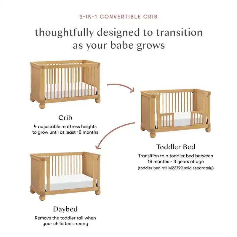 Culla convertibile 3 in 1 Babyletto Crosby