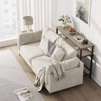 Tavolo consolle con contenitore, tavolino da ingresso, tavolo in stile country da 100 cm con ripiani regolabili per ingresso, soggiorno, corridoio, camera da letto
