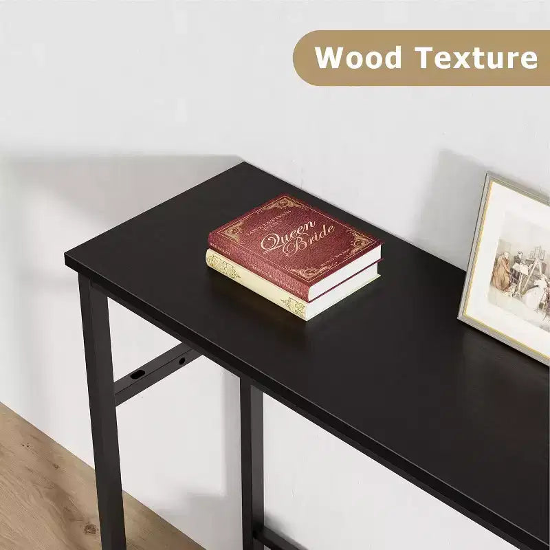 Tavolo consolle con contenitore, tavolino da ingresso, tavolo in stile country da 100 cm con ripiani regolabili per ingresso, soggiorno, corridoio, camera da letto