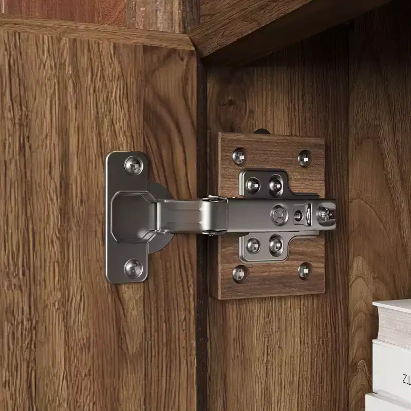 Mobile contenitore in legno di noce Famapy Mid-Century Modern con cassetti e gambe in legno massello, libreria/unità di intrattenimento elegante per il soggiorno