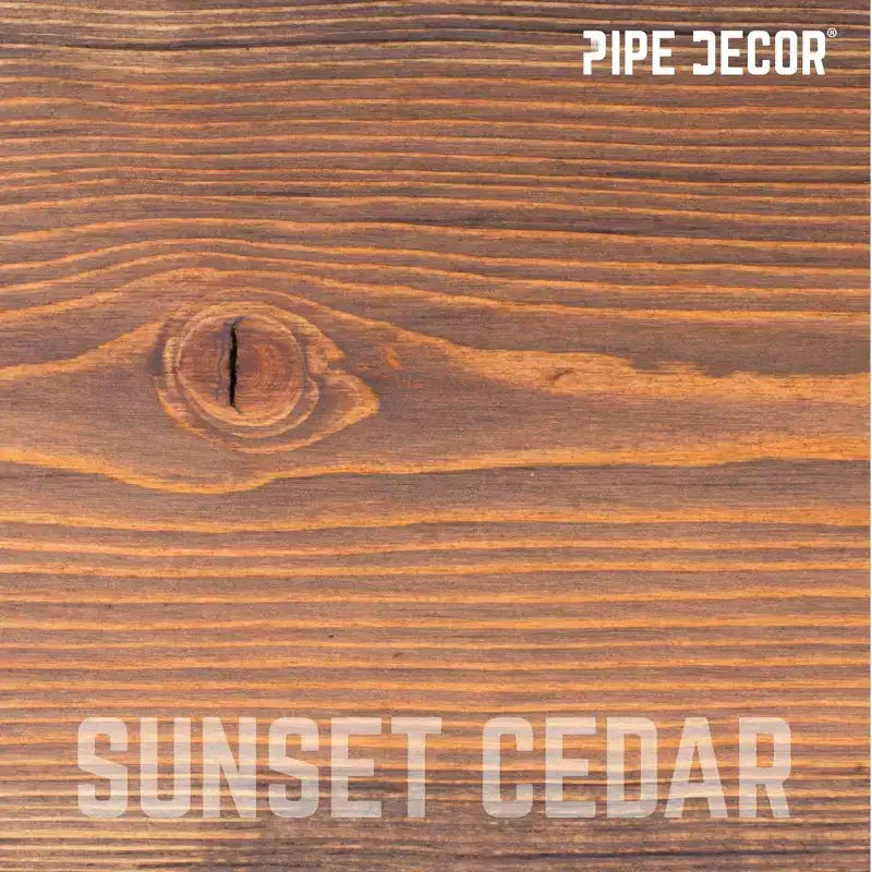 RESTORE Mensola in Legno di Cedro Sunset da 24 pollici (Solo Legno) di Pipe Decor