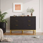 Comò da camera da letto, cassettiera in legno a 7 cassetti con cassetti profondi e parte superiore ampia, cassettiere e cassettiere moderne per corridoio, ingresso
