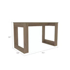 GDFStudio Aurora Scrivania Industriale in Legno per Computer