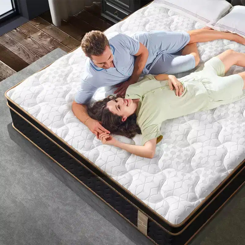 Materasso Okak Twin Size con molle insacchettate, materassi ibridi senza fibra di vetro con Memory Foam in gel, materasso per bambini e adulti