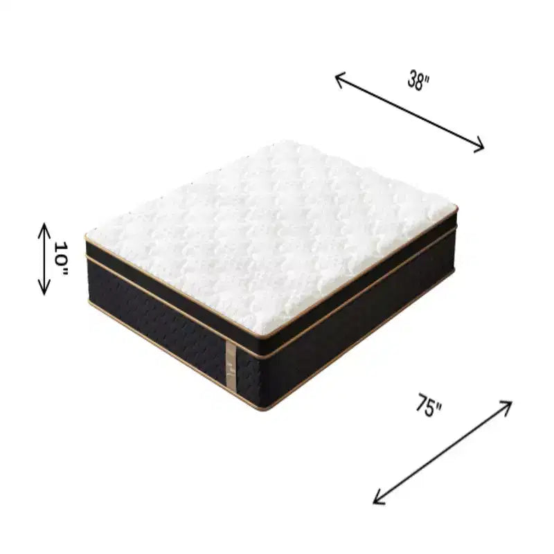 Materasso Okak Twin Size con molle insacchettate, materassi ibridi senza fibra di vetro con Memory Foam in gel, materasso per bambini e adulti