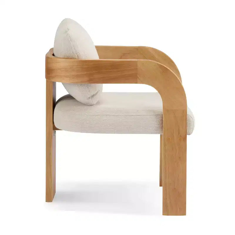 Sedie da pranzo moderne ed eleganti Okak per cucina e sala da pranzo, set di 2 sedie imbottite piccole in tessuto bouclé