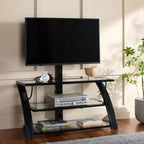 Mobile TV a pannello piatto 3-in-1 Aiden - Nero - SEI