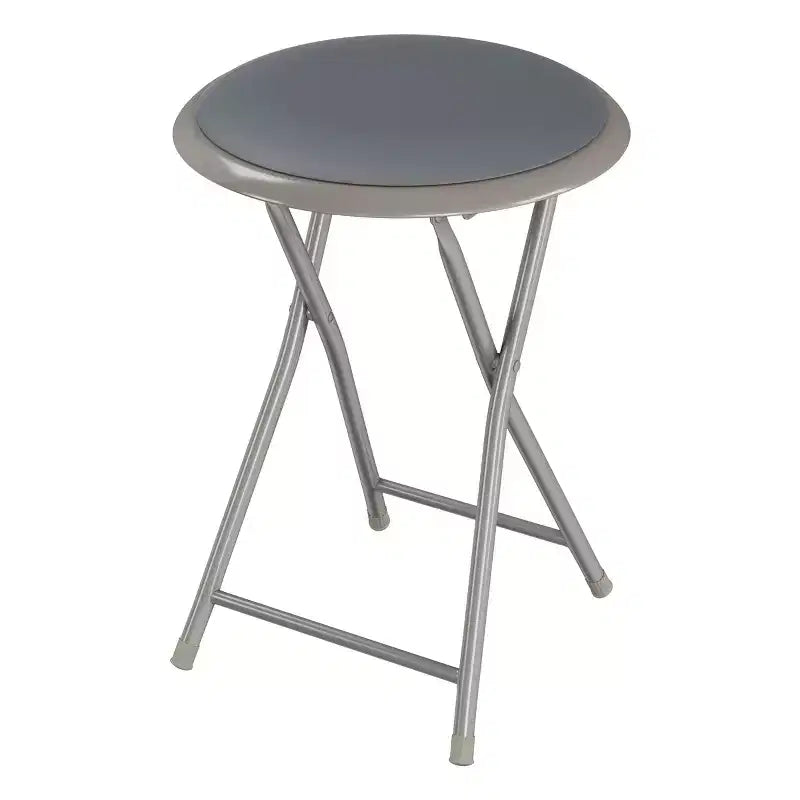 Sgabello pieghevole senza schienale Lavish Home da 45 cm con capacità di 102 kg
