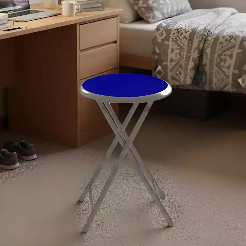 Sgabello pieghevole senza schienale Lavish Home da 45 cm con capacità di 102 kg