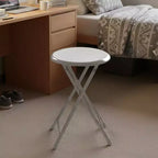 Sgabello pieghevole senza schienale Lavish Home da 45 cm con capacità di 102 kg