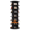 Tower 360 Revolving Free Standing Spinning Shoe Organizer, Vertical Shoes Rack Storage Round Carousel