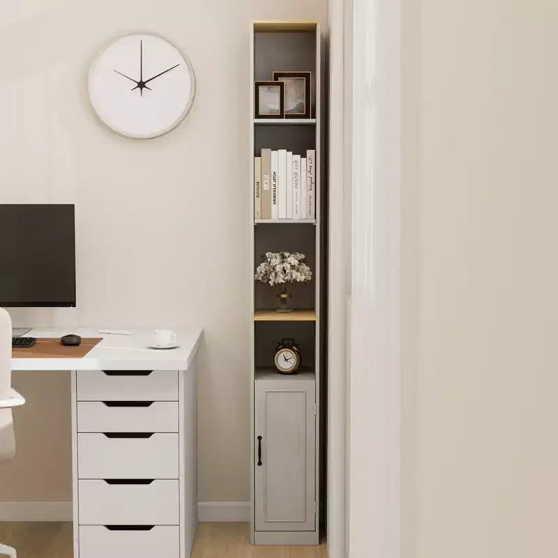 GDFStudio Mobile Contenitore Stretto Alto 72 Merritt con Ripiani Regolabili