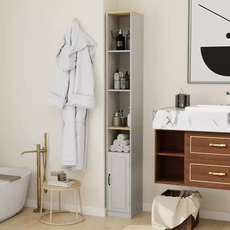 GDFStudio Mobile Contenitore Stretto Alto 72 Merritt con Ripiani Regolabili