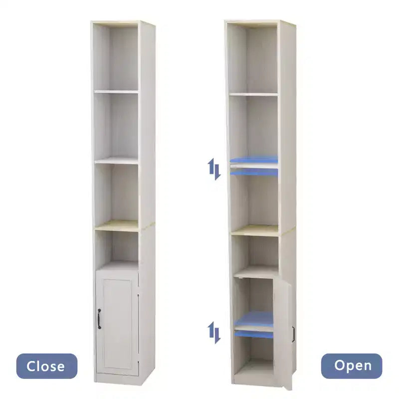 GDFStudio Mobile Contenitore Stretto Alto 72 Merritt con Ripiani Regolabili