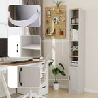 GDFStudio Mobile Contenitore Stretto Alto 72 Merritt con Ripiani Regolabili