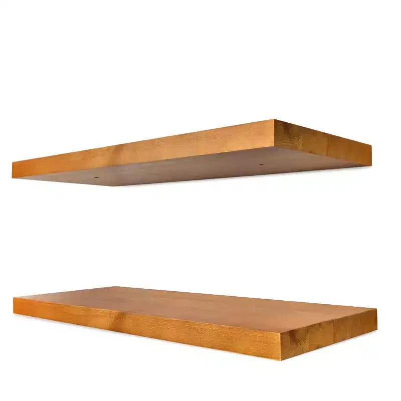Sorbus Confezione da 2 Mensole Fluttuanti in Legno Massello da 40 cm - per Arredo Bagno, Libri, Camera da Letto e Soggiorno