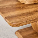 Tavolino Rettangolare Effetto Marmo con Base Robusta, Tavolino Moderno per Soggiorno, Ufficio o Balcone