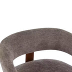 Christopher Knight Home Sedia moderna imbottita Arnaud in legno curvato