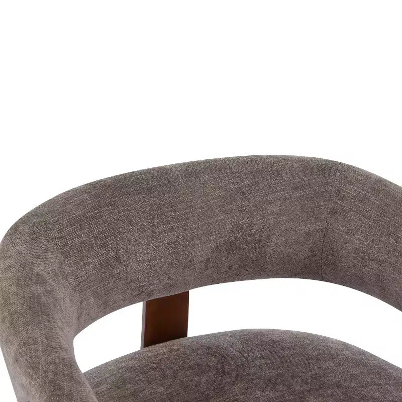 Christopher Knight Home Sedia moderna imbottita Arnaud in legno curvato
