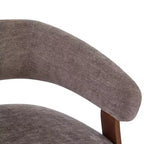 Christopher Knight Home Sedia moderna imbottita Arnaud in legno curvato