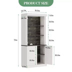 Credenza freestanding con illuminazione a LED, dotata di due ante e ripiani regolabili, ideale per sale da pranzo e soggiorni.