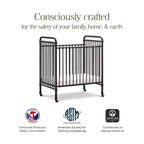 Culla mini convertibile 3-in-1 in metallo Namesake Abigail