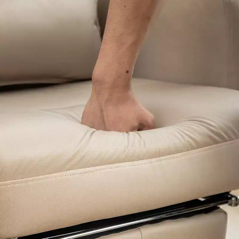Sedia Girevole Ergonomica da Ufficio, Sedia da Ufficio con Schienale Alto in Pelle Tecnologica con Supporto Lombare e Poggiatesta, Sedia da Computer Reclinabile
