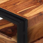 vidaXL Mobile porta TV Colore legno naturale, nero