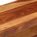 vidaXL Mobile porta TV Colore legno naturale, nero