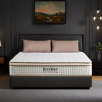 10/12/14 Tencel Gel Memory Foam Hybrid Mattress in a Box Medium-Firm for Motion Isolation