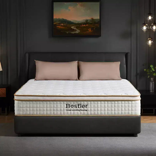 10/12/14 Tencel Gel Memory Foam Hybrid Mattress in a Box Medium-Firm for Motion Isolation